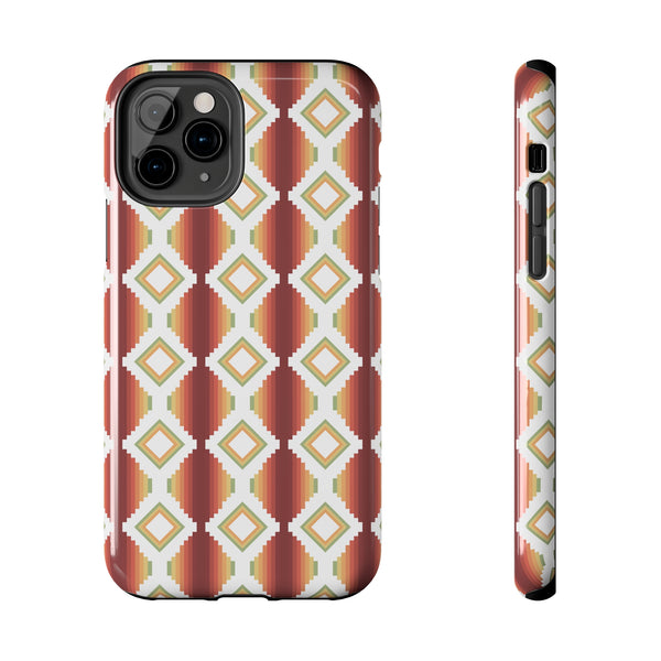 Tough Phone Cases Southwestern Rio Boho Hard Phone Case