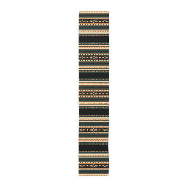 Southwestern Table Runner (Cotton or Poly), Two Sizes Rolling Hills Print