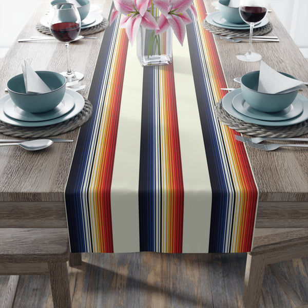 Cotton Table Runner or Polyester, Mexican Blanket Southwestern Print Runner for Table