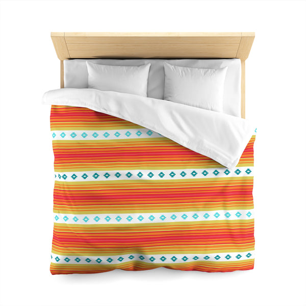 Southwestern Boho Bedroom Bedding: Microfiber Duvet Cover Available in 4 Sizes