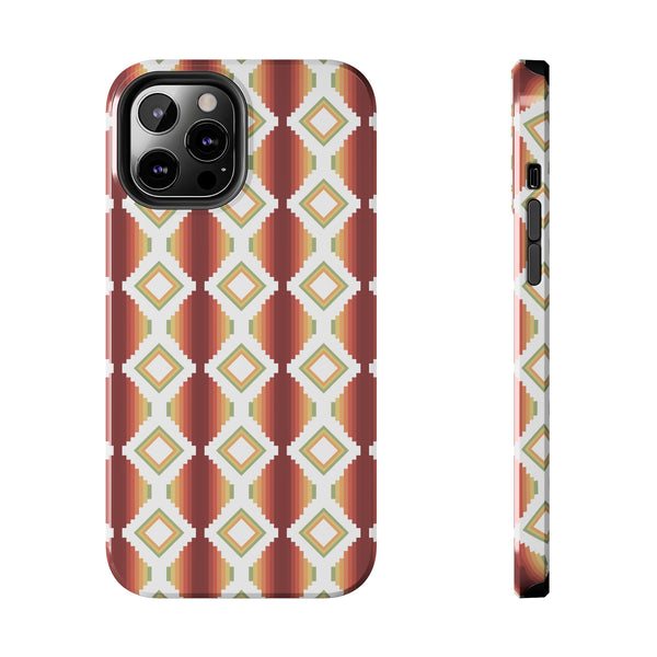 Tough Phone Cases Southwestern Rio Boho Hard Phone Case