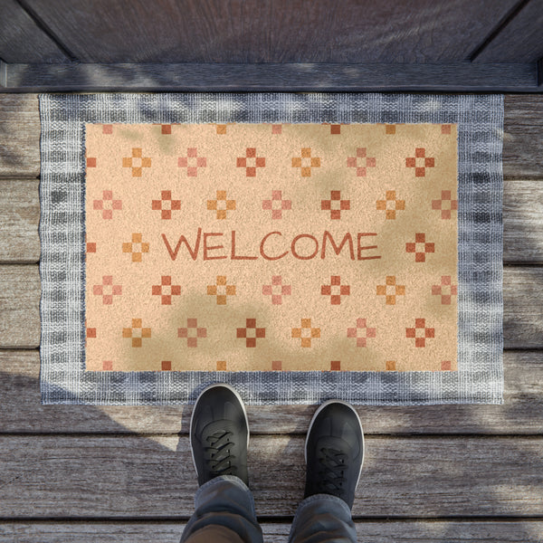 Coir Welcome Mat, Southwestern Door Mat