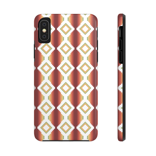 Tough Phone Cases Southwestern Rio Boho Hard Phone Case