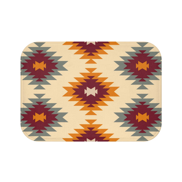 Adobe Sunset Bath Mat, Southwestern Bath Mat for Bathroom