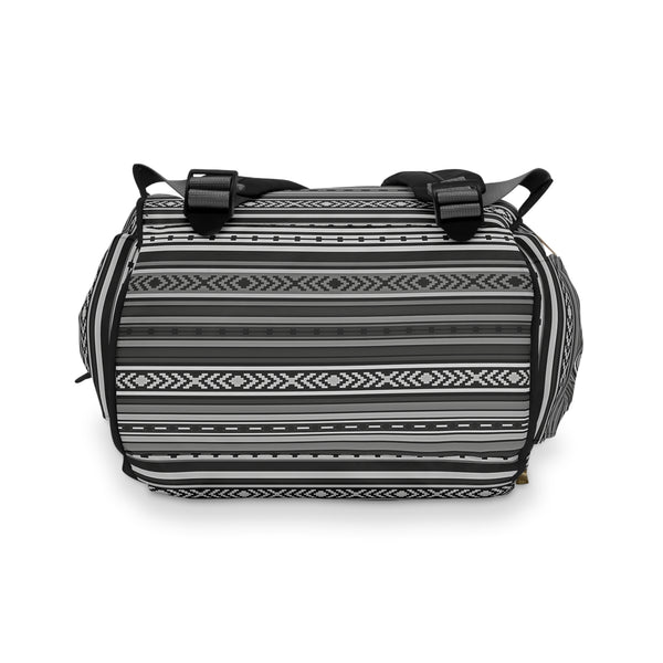 Diaper Backpack Gray Santa Fe Southwestern Bag Diaper Bags Multifunctional