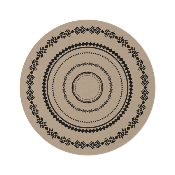 Southwestern Round Rug Accent Rug for Bedroom Living Room Rug Office Rug Aztec