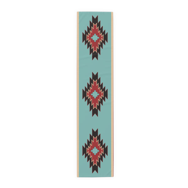 Table Runner for Dining Room Kitchen Southwestern Bohemian Rustic Design Cotton or Polyester Two Size Options