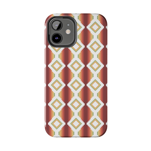 Tough Phone Cases Southwestern Rio Boho Hard Phone Case