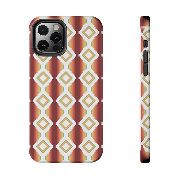 Tough Phone Cases Southwestern Rio Boho Hard Phone Case