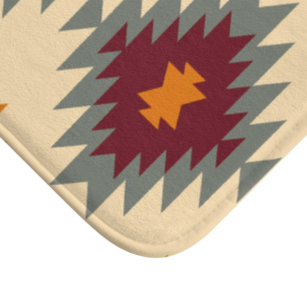 Adobe Sunset Bath Mat, Southwestern Bath Mat for Bathroom