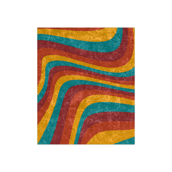 Retro Crushed Velvet Blanket