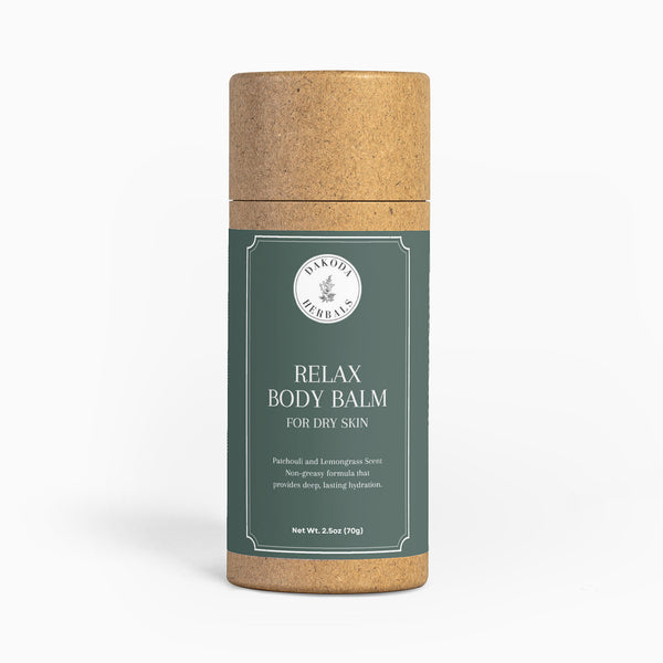 Relax Body Balm for Dry Skin, Patchouli & Lemongrass