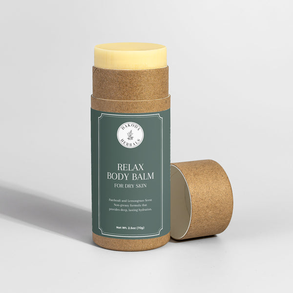 Relax Body Balm for Dry Skin, Patchouli & Lemongrass