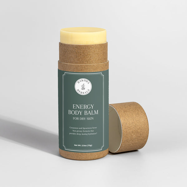 Energy Body Balm for Dry Skin, Cinnamon & Spearmint