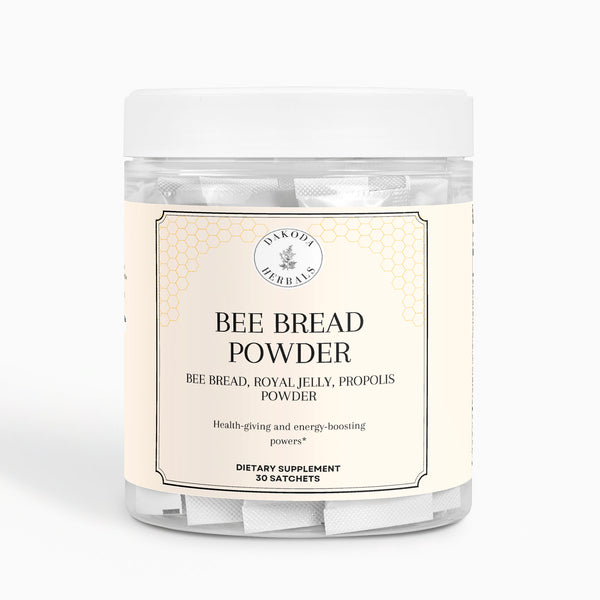 Bee Bread Powder Sachets - Natural Superfood for Energy, Immunity, and Wellness | Easy On-the-Go Nutrient Boost