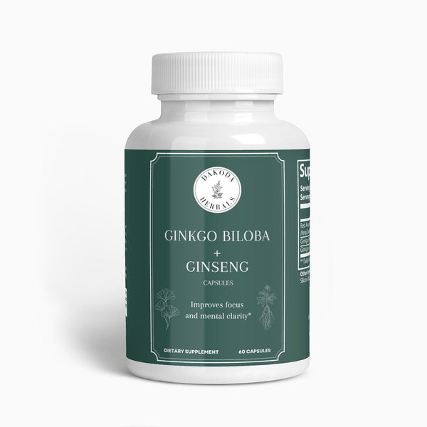 Ginkgo Biloba + Ginseng Supplement, Immune Boosting