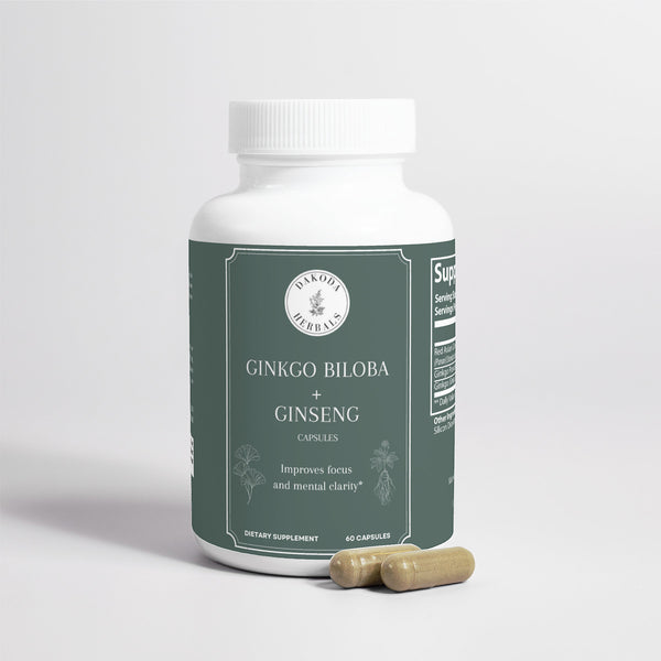Ginkgo Biloba + Ginseng Supplement, Immune Boosting