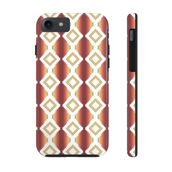 Tough Phone Cases Southwestern Rio Boho Hard Phone Case