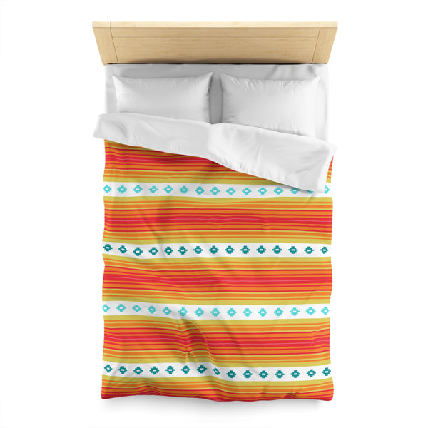 Southwestern Boho Bedroom Bedding: Microfiber Duvet Cover Available in 4 Sizes