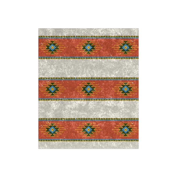 Living Room Throw Blanket Southwestern Blanket for Bedroom Bedding Velvet Blanket Polyester 4 x 5 ft