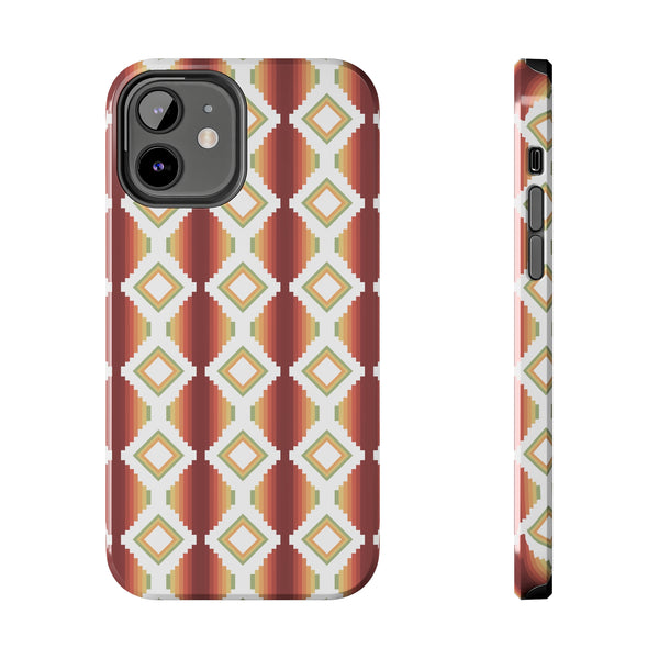 Tough Phone Cases Southwestern Rio Boho Hard Phone Case