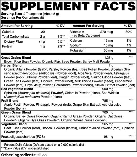 Ultra Cleanse Smoothie Greens, Enhanced Energy Support