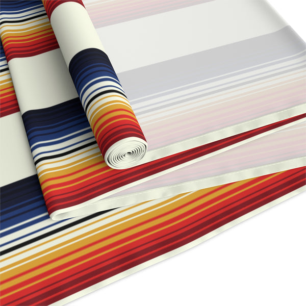 Cotton Table Runner or Polyester, Mexican Blanket Southwestern Print Runner for Table