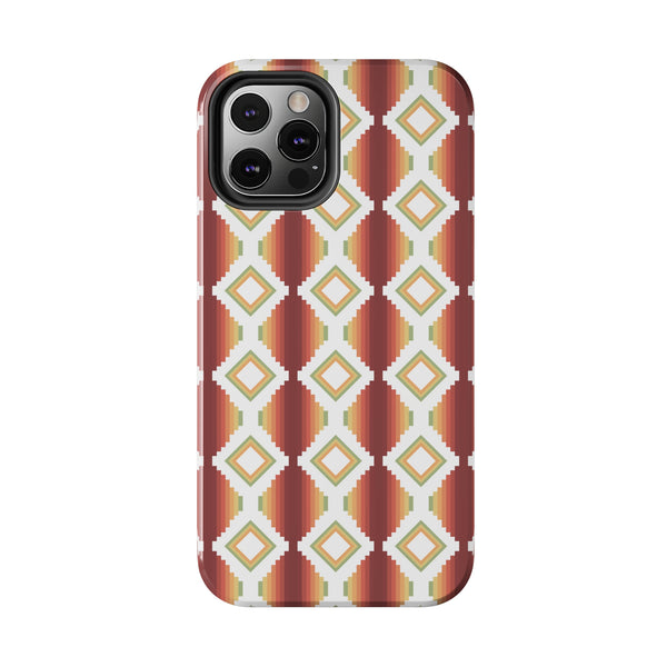 Tough Phone Cases Southwestern Rio Boho Hard Phone Case
