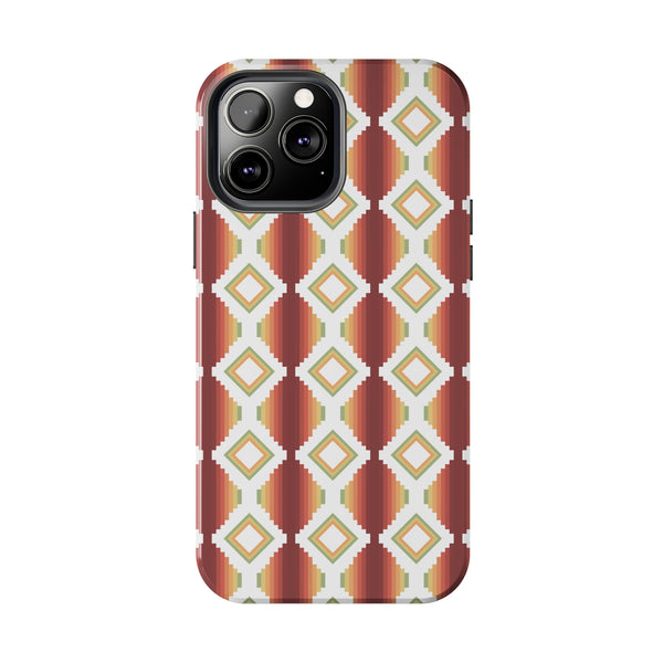 Tough Phone Cases Southwestern Rio Boho Hard Phone Case