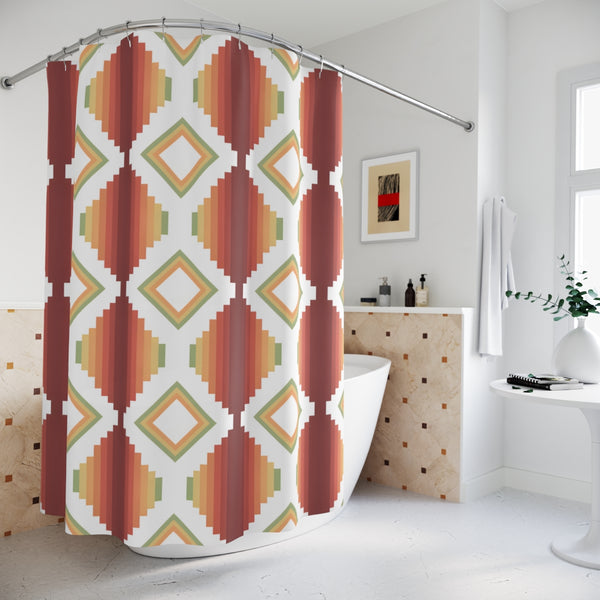 Shower Curtain Rio Southwestern Curtain for Shower, Bathroom Decor