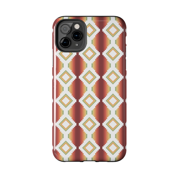 Tough Phone Cases Southwestern Rio Boho Hard Phone Case