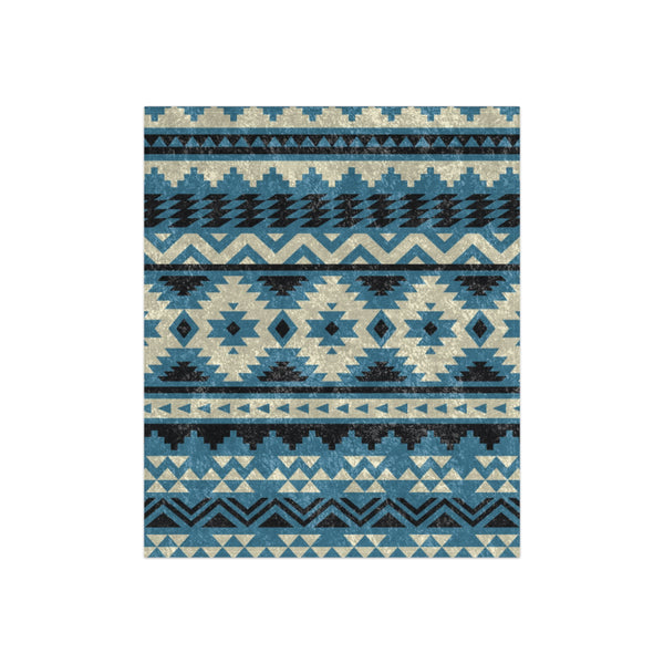 Thrown Blanket for Living Room Blanket for Bedroom Crushed Velvet Throw Waters Ridge Southwestern Blanket