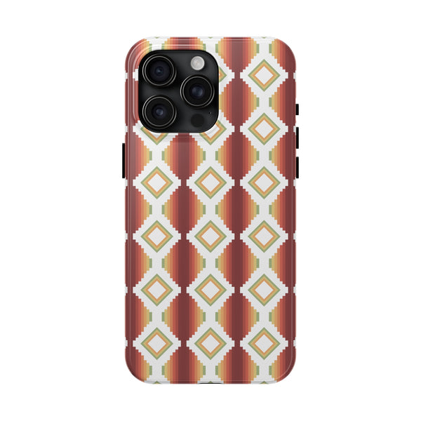 Tough Phone Cases Southwestern Rio Boho Hard Phone Case