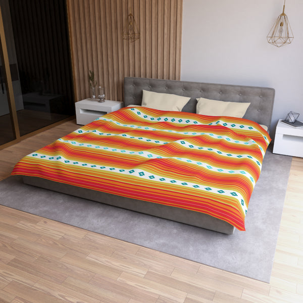 Southwestern Boho Bedroom Bedding: Microfiber Duvet Cover Available in 4 Sizes