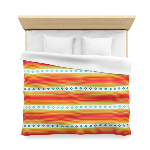 Southwestern Boho Bedroom Bedding: Microfiber Duvet Cover Available in 4 Sizes