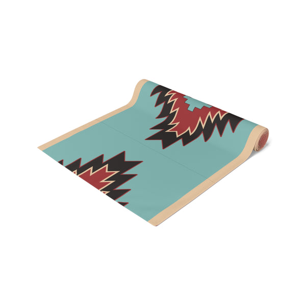 Table Runner for Dining Room Kitchen Southwestern Bohemian Rustic Design Cotton or Polyester Two Size Options