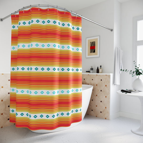 Southwestern Shower Curtain for Bathroom Western Shower Curtain Bathroom Decor One Size
