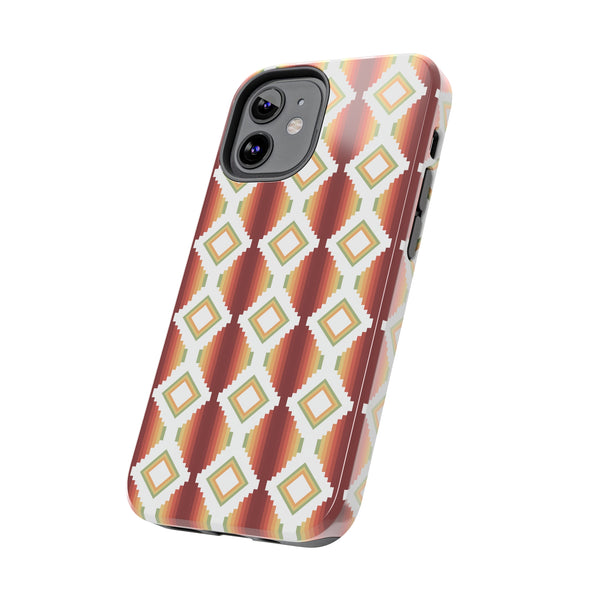 Tough Phone Cases Southwestern Rio Boho Hard Phone Case