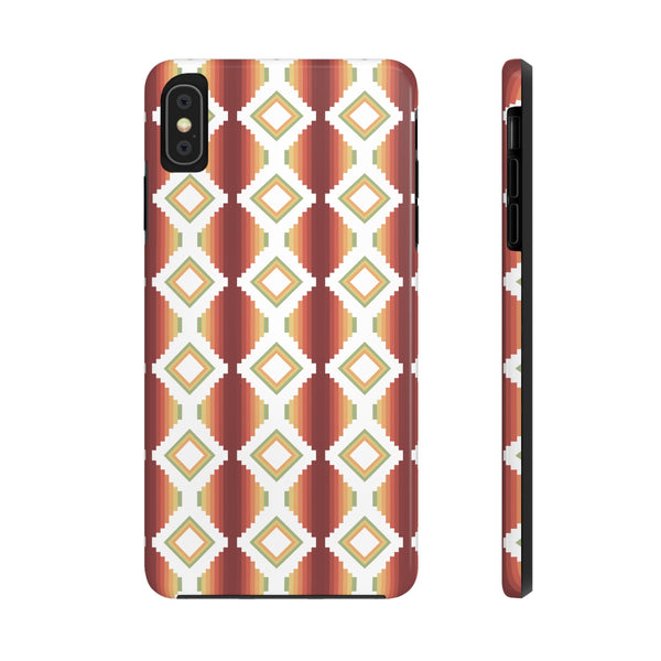 Tough Phone Cases Southwestern Rio Boho Hard Phone Case