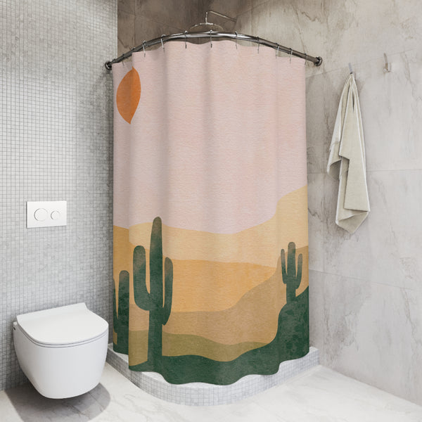 71" x 74" Desert Landscape Shower Curtain Bathroom Decor