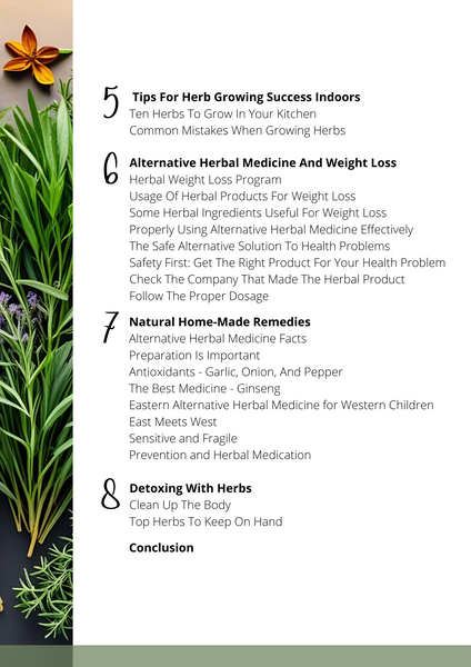The Healing Power of Herbs Ebook - Learn All About The Power Of Natural Herbs To Live a Healthy Lifestyle