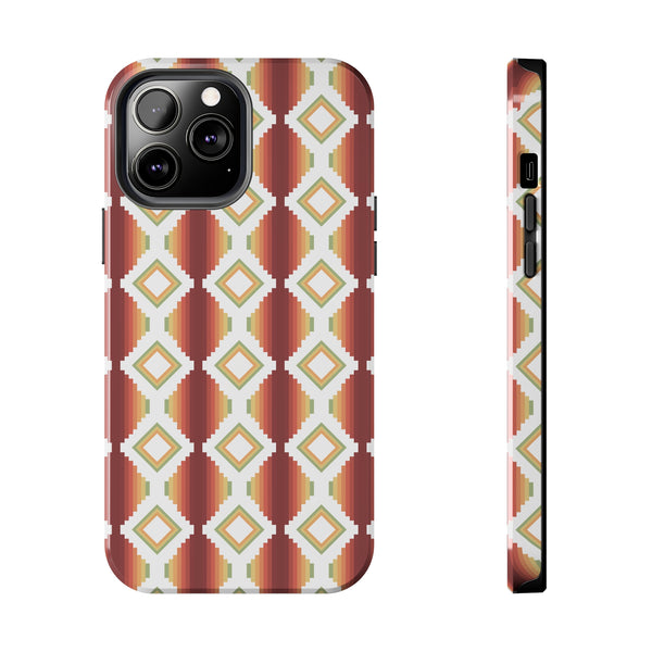 Tough Phone Cases Southwestern Rio Boho Hard Phone Case
