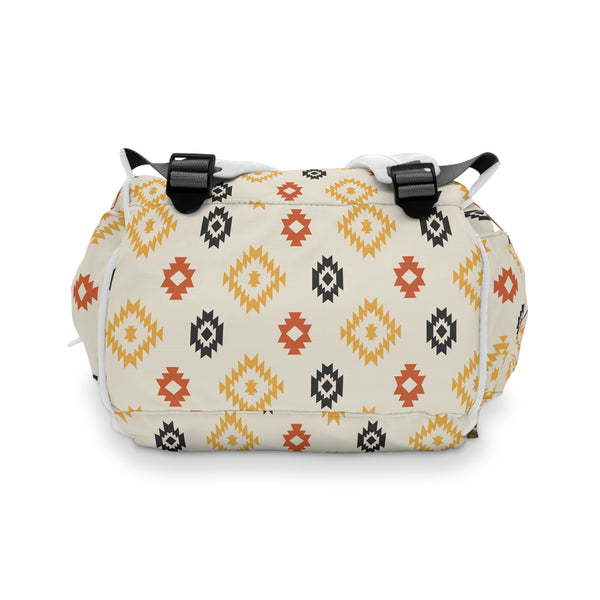 Southwestern Multifunctional Diaper Backpack Adobe Sands Bag for Diapers and Bottles