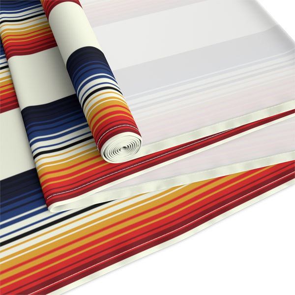 Cotton Table Runner or Polyester, Mexican Blanket Southwestern Print Runner for Table