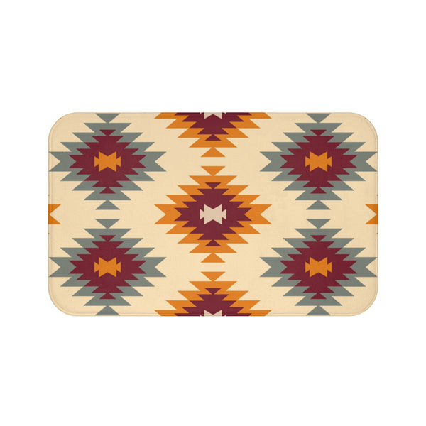 Adobe Sunset Bath Mat, Southwestern Bath Mat for Bathroom