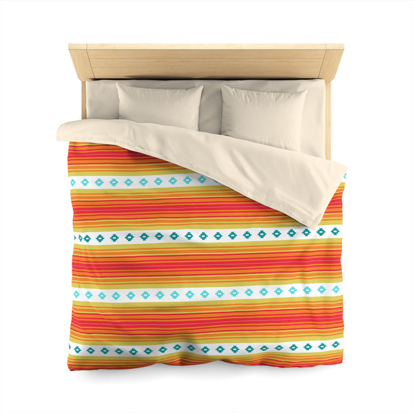 Southwestern Boho Bedroom Bedding: Microfiber Duvet Cover Available in 4 Sizes