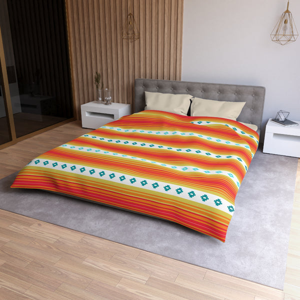 Southwestern Boho Bedroom Bedding: Microfiber Duvet Cover Available in 4 Sizes