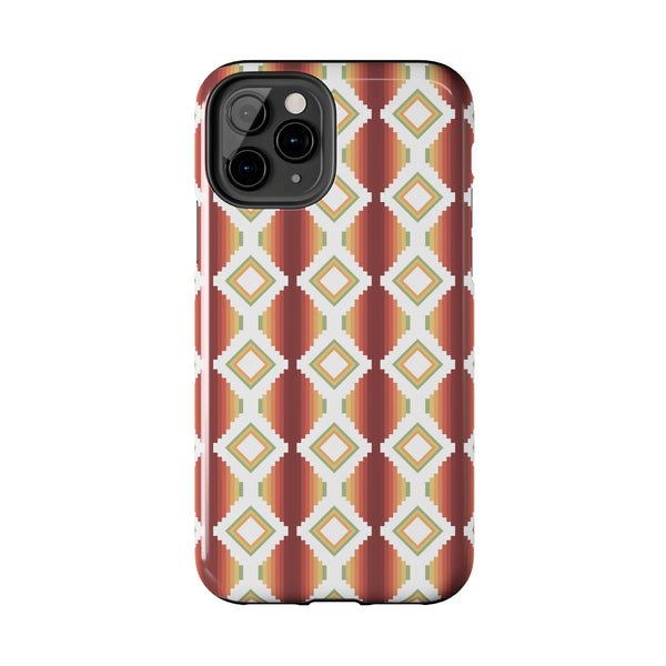 Tough Phone Cases Southwestern Rio Boho Hard Phone Case