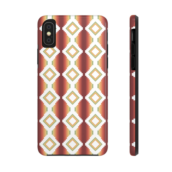 Tough Phone Cases Southwestern Rio Boho Hard Phone Case
