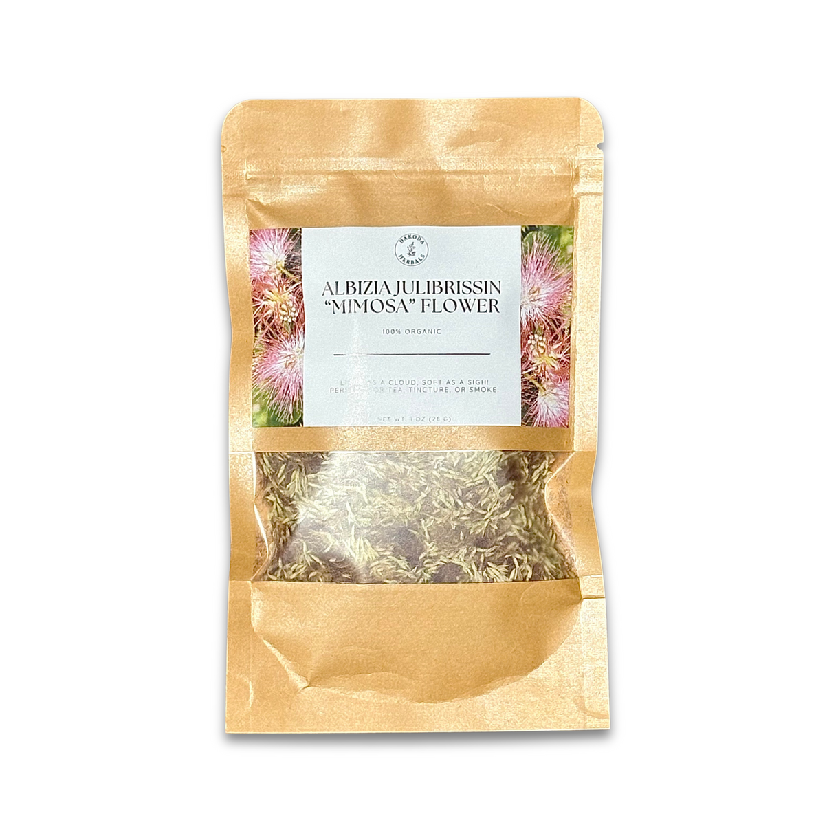 Albizia Julibrissin (Mimosa Flower) – Dried. 0.35 oz or 1 oz